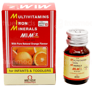Mim Z Orange Flavour Oral Drops 15Ml