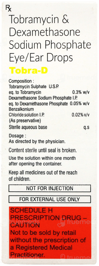 Tobra D Eye/ear Drops 10ml