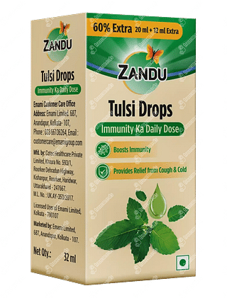 Zandu Tulsi Immunity Boosting Drops 32 ML