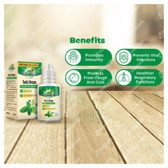 Zandu Tulsi Drops 20ml+12ml Extra