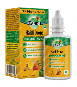 Zandu Haldi Immunity Building Drops 32 ML