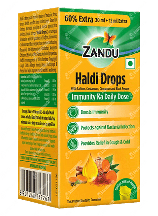 Zandu Haldi Immunity Building Drops 32 ML