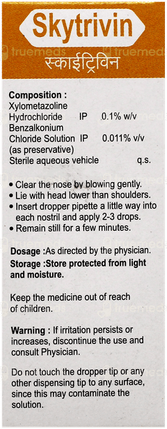 Skytrivin Nasal Drops 10Ml