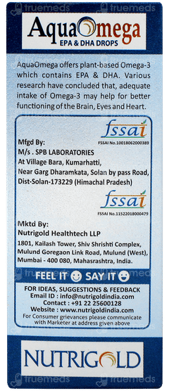 Aqua Omega Oral Drops 30ml
