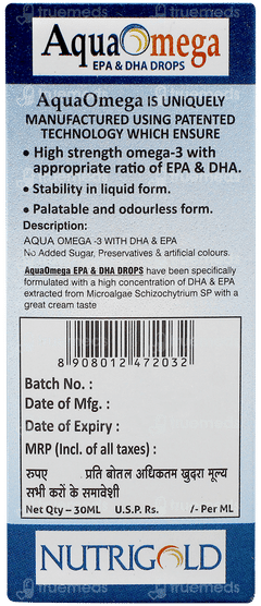 Aqua Omega Oral Drops 30ml