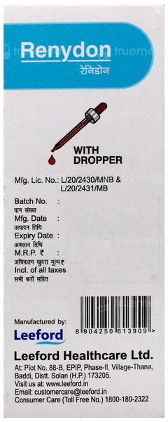 Renydon Oral Drops 30Ml Renydon Oral Drops 30Ml