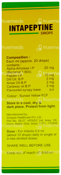 Intapeptine Honey Flavour Oral Drops 15ml