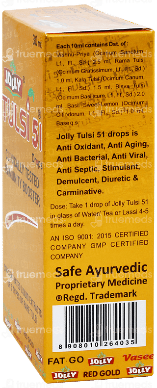 Jolly Tulsi 51 Oral Drops 30ml