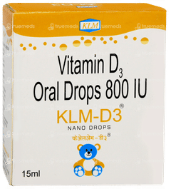 Klm D3 Nano Oral Drops 15ml