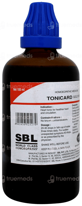 Sbl Tonicard Gold Drops 100ml