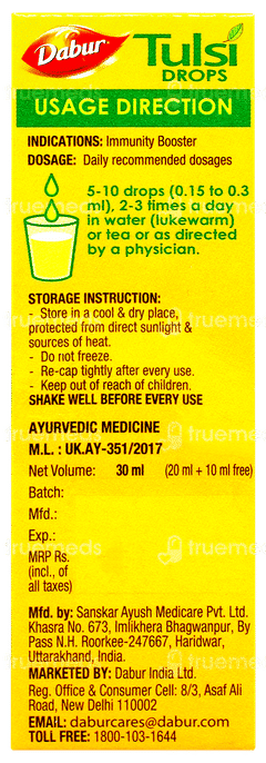 Dabur Tulsi Drops 30ml