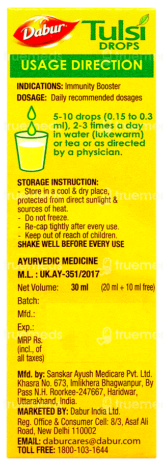 Dabur Tulsi Drops 30ml