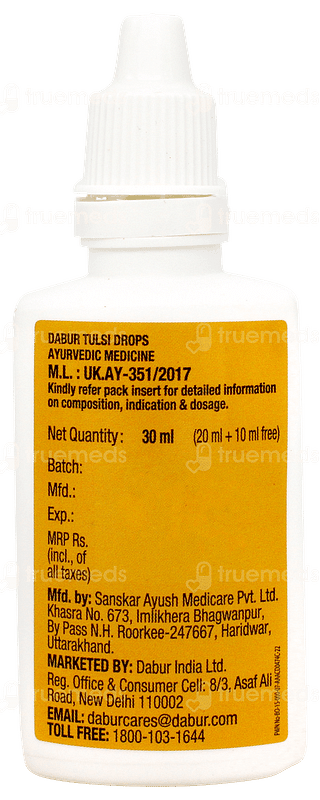Dabur Tulsi Drops 30ml