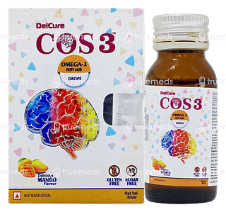 Cos 3 Mango Flavour Sugar Free Oral Drops 30ml