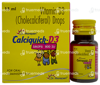 Calciquick D3 800 IU Drops 15 ML