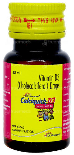 Calciquick D3 800iu Oral Drops 15ml
