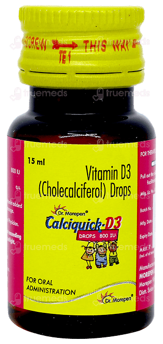 Calciquick D3 800iu Oral Drops 15ml