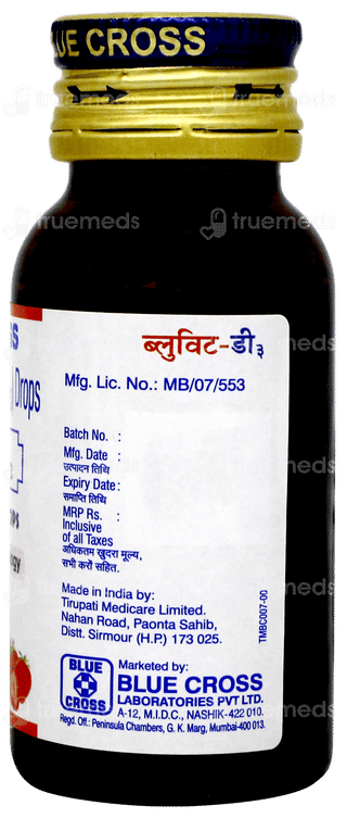 Bluvit D3 Oral Drops 30ml