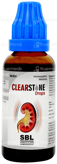 Sbl Clearstone Oral Drops 30ml Sbl Clearstone Oral Drops 30ml