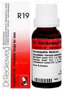 Dr Reckeweg R19 Euglandin M Glandular For Men Drops 22ml