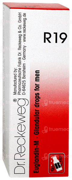 Dr Reckeweg R19 Euglandin M Glandular For Men Drops 22ml