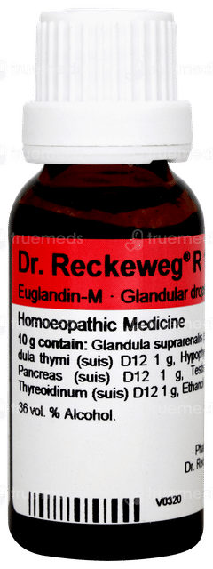 Dr Reckeweg R19 Euglandin M Glandular For Men Drops 22ml