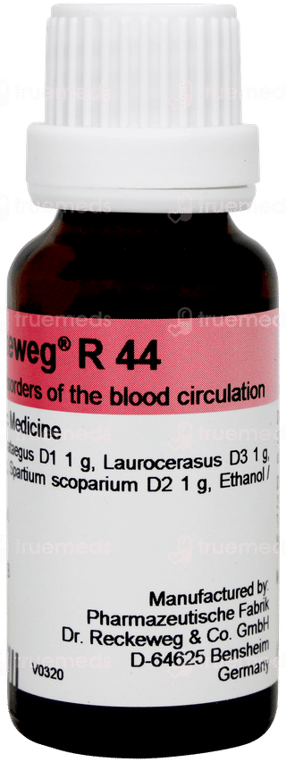Dr Reckeweg R44 Blood Circulation Drop 22 ML