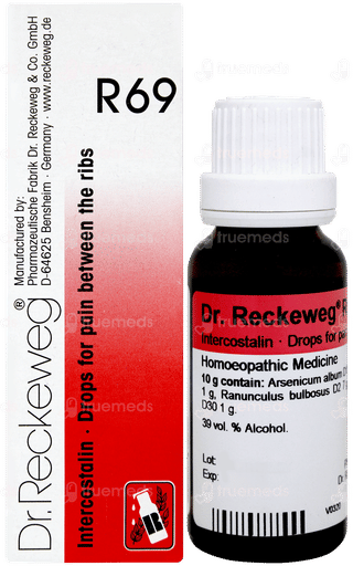 Dr Reckeweg R69 For Pain Between The Ribs Drop 22 ML