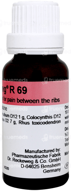 Dr Reckeweg R69 For Pain Between The Ribs Drop 22 ML