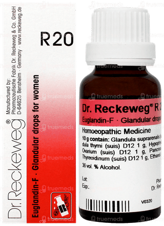 Dr Reckeweg R20 Glandular Drops For Women Drop 22 ML