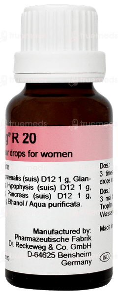 Dr Reckeweg R20 Glandular Drops For Women Drop 22 ML
