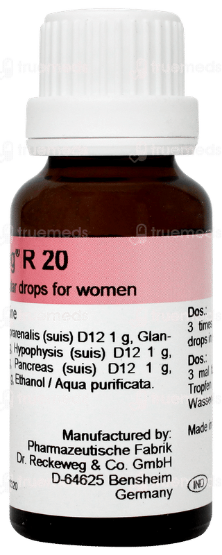 Dr Reckeweg R20 Glandular Drops For Women Drop 22 ML