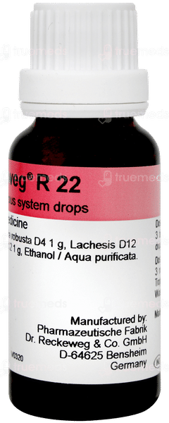 Dr Reckeweg R22 Drops 22ml
