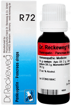 Dr Reckeweg R72 Pancreas Drop 22 ML