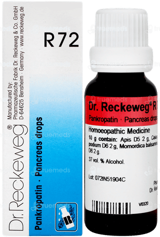 Dr Reckeweg R72 Pancreas Drop 22 ML