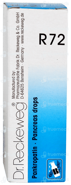 Dr Reckeweg R72 Pancreas Drop 22 ML