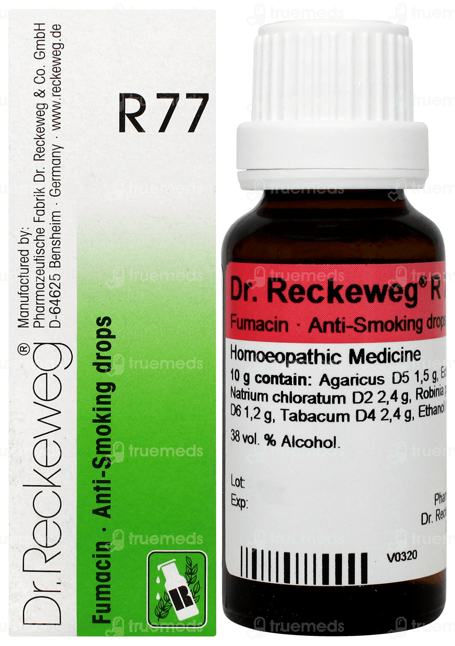 Dr Reckeweg R77 Anti Smoking Drop 22 Ml - Uses, Side Effects, Dosage, Price 
