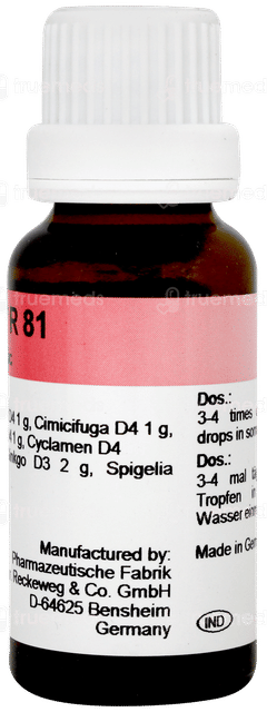 Dr Reckeweg R81 Drops 22ml