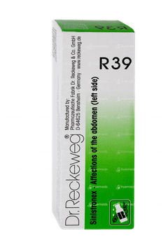 Dr Reckeweg R39 Affections Of The Abdomen Left Side Drop 22 ML