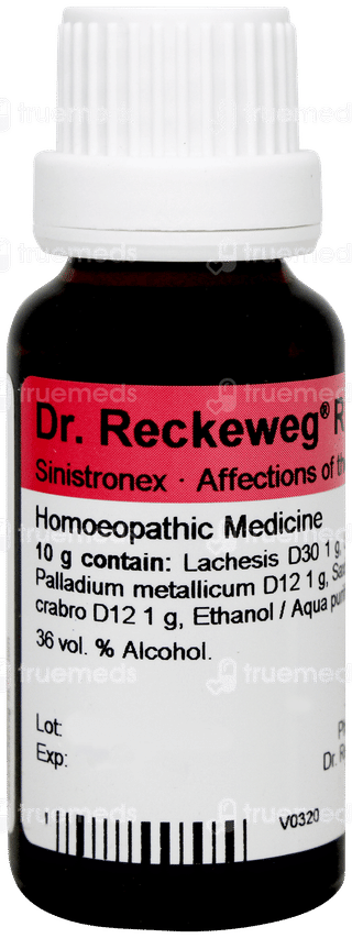 Dr Reckeweg R39 Affections Of The Abdomen Left Side Drop 22 ML