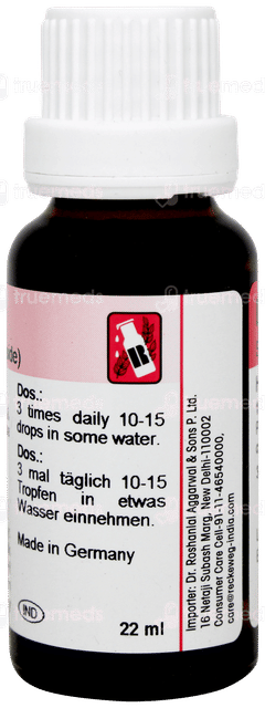 Dr Reckeweg R39 Affections Of The Abdomen Left Side Drop 22 ML