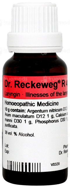 Dr Reckeweg R45 Illnesses Of The Larynx Drops 22ml