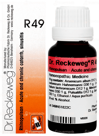 Dr Reckeweg R49 Sinus Drop 22 ML