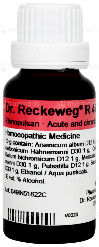 Dr Reckeweg R49 Sinus Drop 22 ML