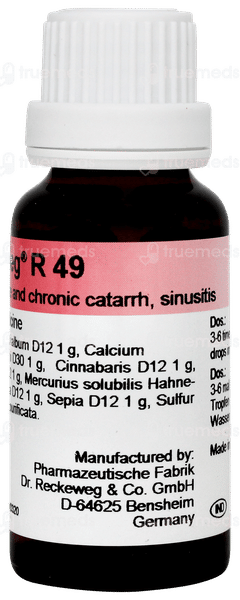 Dr Reckeweg R49 Sinus Drop 22 ML