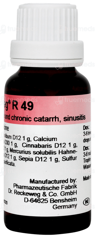 Dr Reckeweg R49 Sinus Drop 22 ML