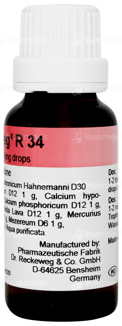Dr Reckeweg R34 Drops 22ml