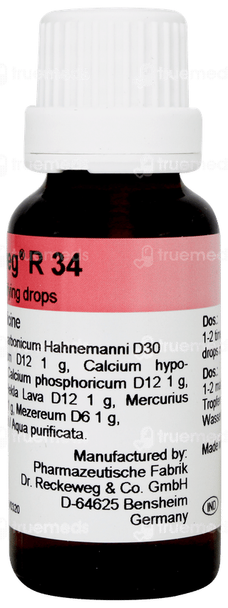 Dr Reckeweg R34 Drops 22ml