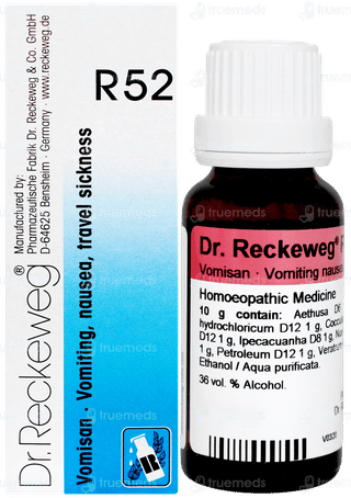 Dr Reckeweg R52 Travel Sickness Drop 22 ML