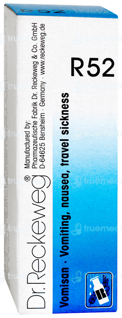 Dr Reckeweg R52 Travel Sickness Drop 22 ML